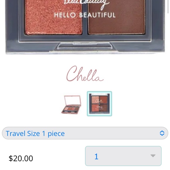 NWT Chella Blushing Rose VelaBeauty Eyeshadow Palette - Picture 4 of 4